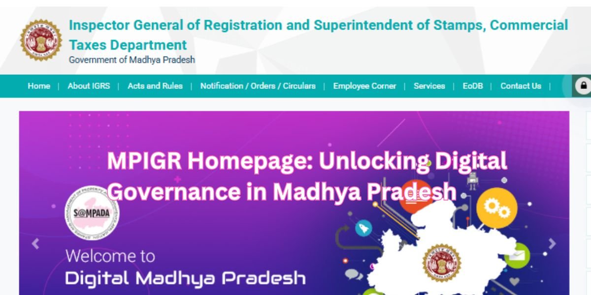 MPIGR Homepage: Unlocking Digital Governance in Madhya Pradesh